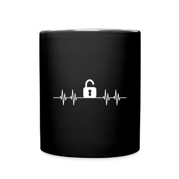 Sélecteur de verrouillage Lockpicking - Mug uni - noir - Devant
