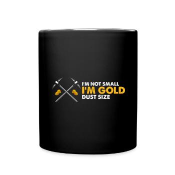 Gold Digger Gold Panning Gold Mining Designs - Full Colour Mug - black - Front