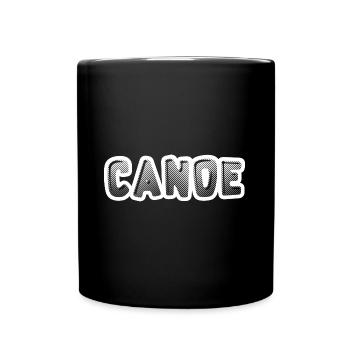 T shirt canoe - Mug uni - noir - Devant