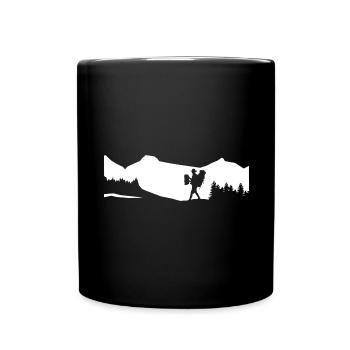 Mountain - Hikers - (13) - Full Colour Mug - black - Front