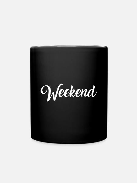 Weekend - Mug uni - noir