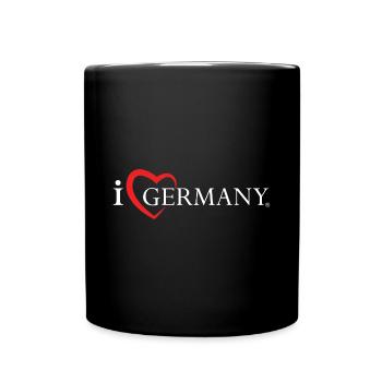 i love germany new - Tasse einfarbig - Schwarz - Vorne
