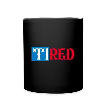 T1Red Diabetes Mom - Full Colour Mug - black - Front