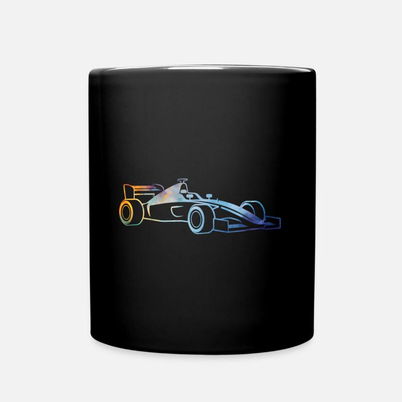 Race car - Full Colour Mug - black