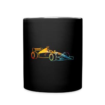 Race car - Full Colour Mug - black - Front