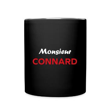 Monsieur connard - Mug uni - noir - Devant