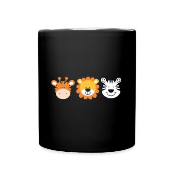 humour safari - Mug uni - noir - Devant