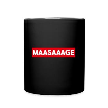Maasaaage - Mug uni - noir - Devant