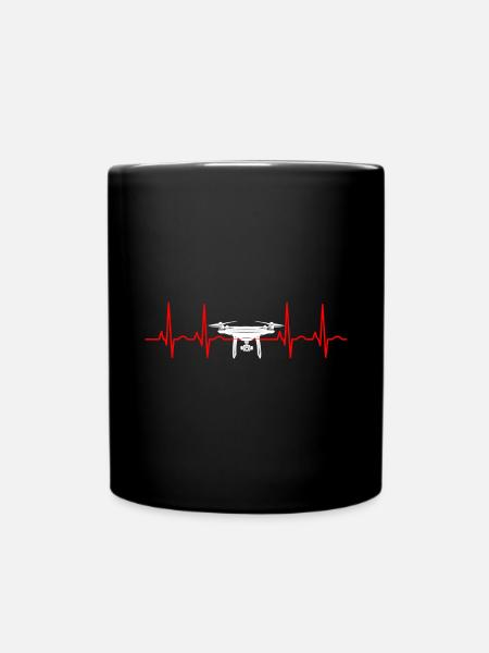 Heartbeat Drone Drones - Mug uni - noir