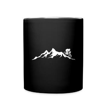 Mountain - Mountain Bike - (6) - Full Colour Mug - black - Front