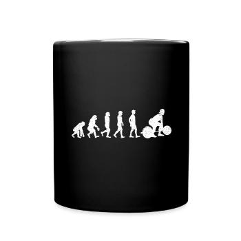 Deadlifting Evolution Gym - Full Colour Mug - black - Front