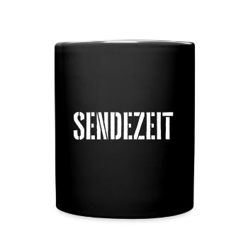 Airtime especially important for influencers funny - Full Colour Mug - black - Front