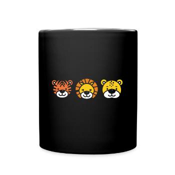 humour safari - Mug uni - noir - Devant