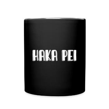 T-Shirt haka pei - Tasse einfarbig - Schwarz - Vorne