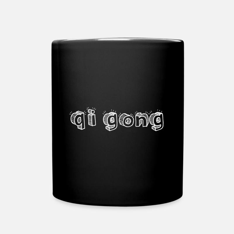 T shirt qi gong - Full Colour Mug - black