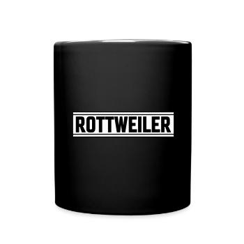Rottweiler - Full Colour Mug - black - Front
