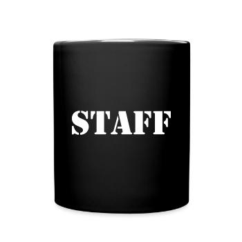 Staff - Mug uni - noir - Devant