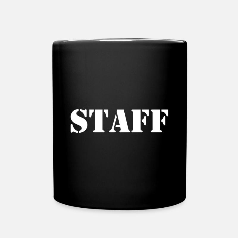Staff - Mug uni - noir