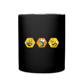 Beekeeper Insect Gift Cute Bee Beekeeper - Full Colour Mug - black - Front