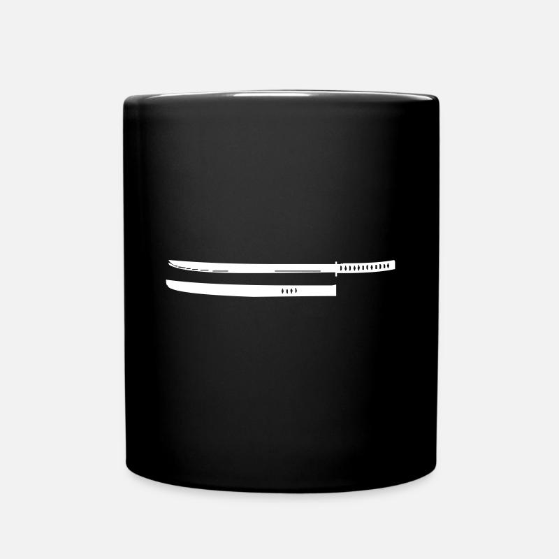Samurai Katana Saya - Tasse einfarbig - Schwarz