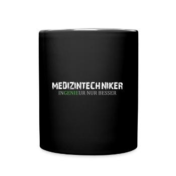 Medizintechnik - Tasse einfarbig - Schwarz - Vorne