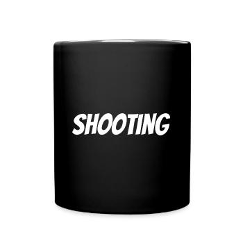 T shirt shooting sports - Full Colour Mug - black - Front