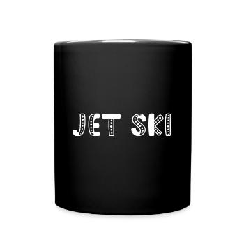 T-Shirt Jetski - Tasse einfarbig - Schwarz - Vorne