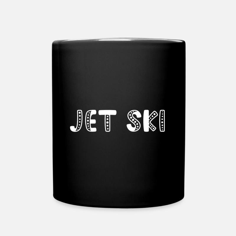 T-Shirt Jetski - Tasse einfarbig - Schwarz