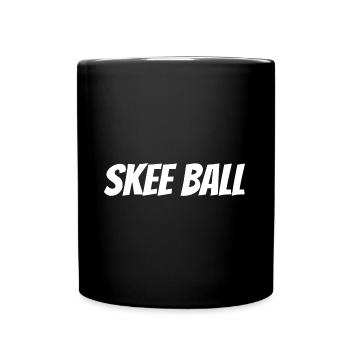 Tshirt skee ball - Full Colour Mug - black - Front