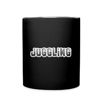Juggling design - Full Colour Mug - black - Front