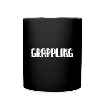 Tshirt grappling homme - Mug uni - noir - Devant
