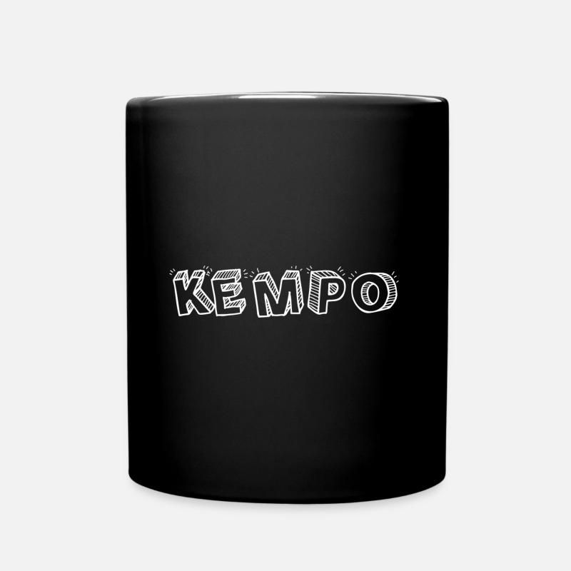 Kempo fights martial art - Full Colour Mug - black