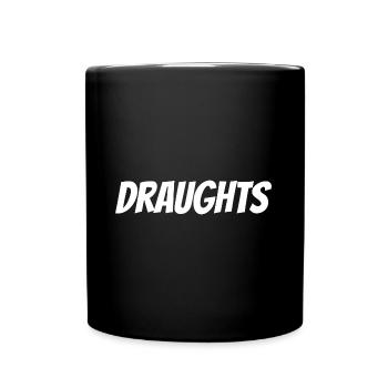 Jeu de dame mode - Mug uni - noir - Devant