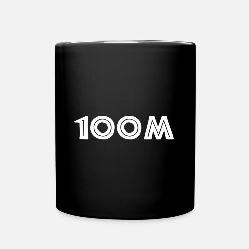 100m Sprint Tshirt - Mug uni - noir