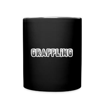 T shirt grappling - Mug uni - noir - Devant