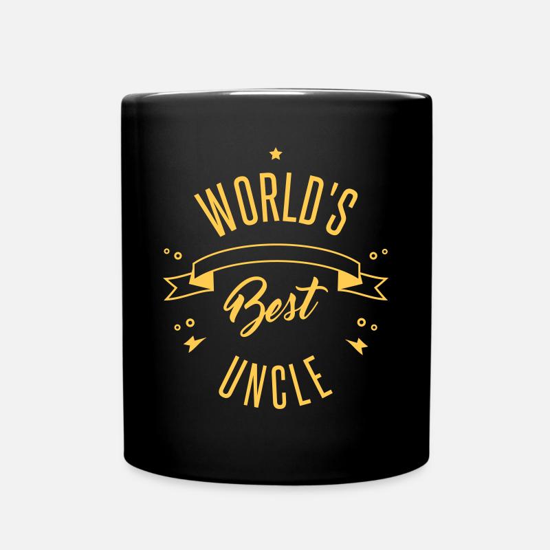WORLD'S BEST UNCLE - Full Colour Mug - black