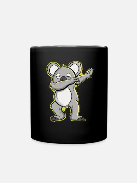 koala tamponnant - Mug uni - noir