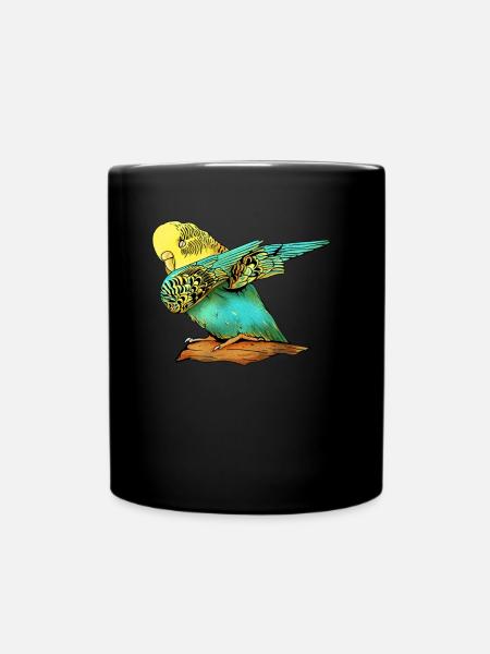 Perruche Perruche Perruche Oiseau Animal - Mug uni - noir