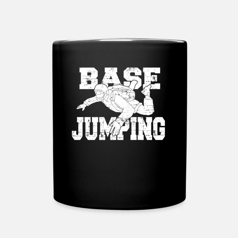Base Jumping Jumper paracadutista regalo - Tazza monocolore - nero