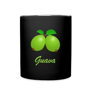 Guaven vegan bio öko gesund Geschenkidee - Tasse einfarbig - Schwarz - Vorne