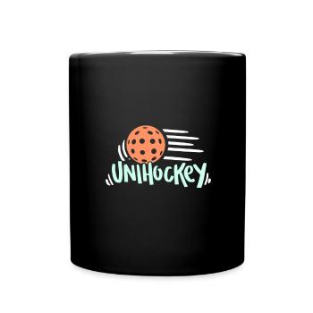 coole gepunktete Geschenkidee des Unicycle Balls - Tasse einfarbig - Schwarz - Vorne