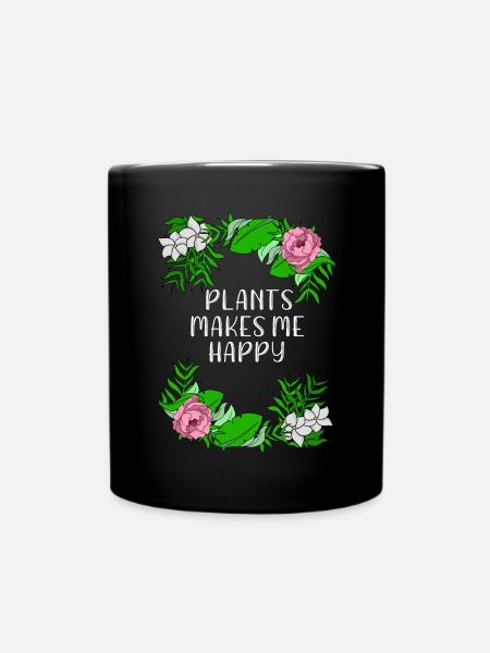 Idée de cadeau fleuriste rose - Mug uni - noir