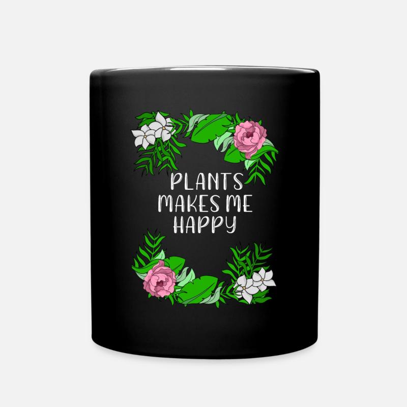 Idée de cadeau fleuriste rose - Mug uni - noir