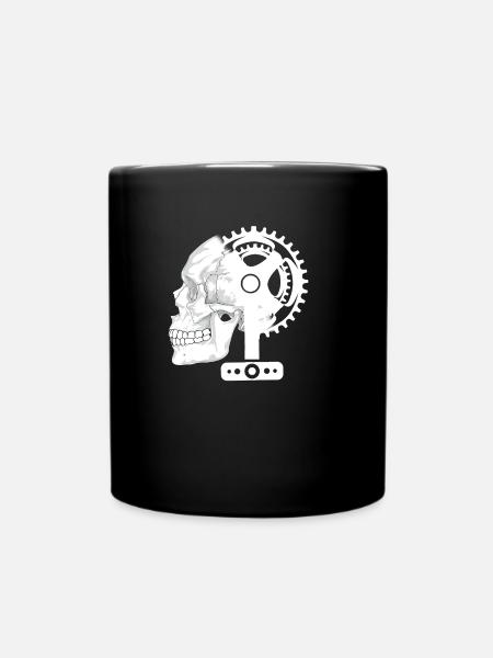 crâne - Mug uni - noir