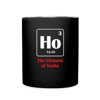 L'élément de Santa Ho - Mug uni - noir - Devant