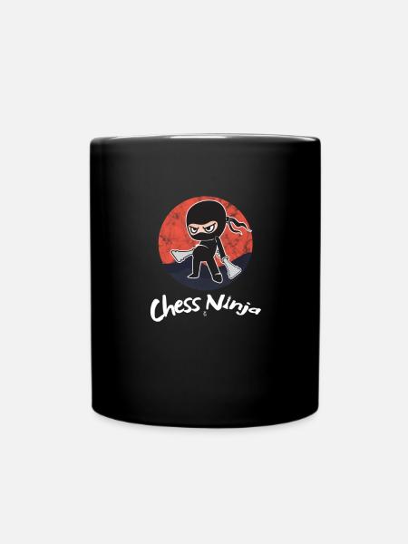 Game Board Chess Board Player Geek Nerds Chess - Full Colour Mug - black