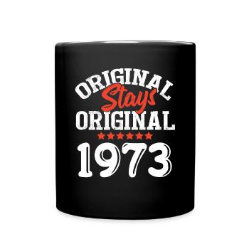Original Stays Original 1973 - Full Colour Mug - black - Front