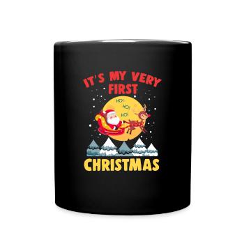 C'est mon premier Noël - Mug uni - noir - Devant
