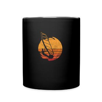 Windsurfing Watersports Sailing Water Activity - Full Colour Mug - black - Front
