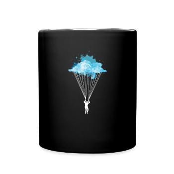 Chemise de parachutisme Cloud Skydiver Parachutisme - Mug uni - noir - Devant